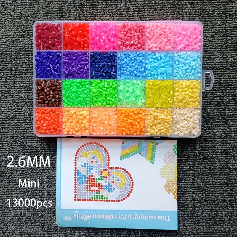 Set Pixel Puzzle Iron Beads Melting Beads Fuse Beads Kit Diy - Temu