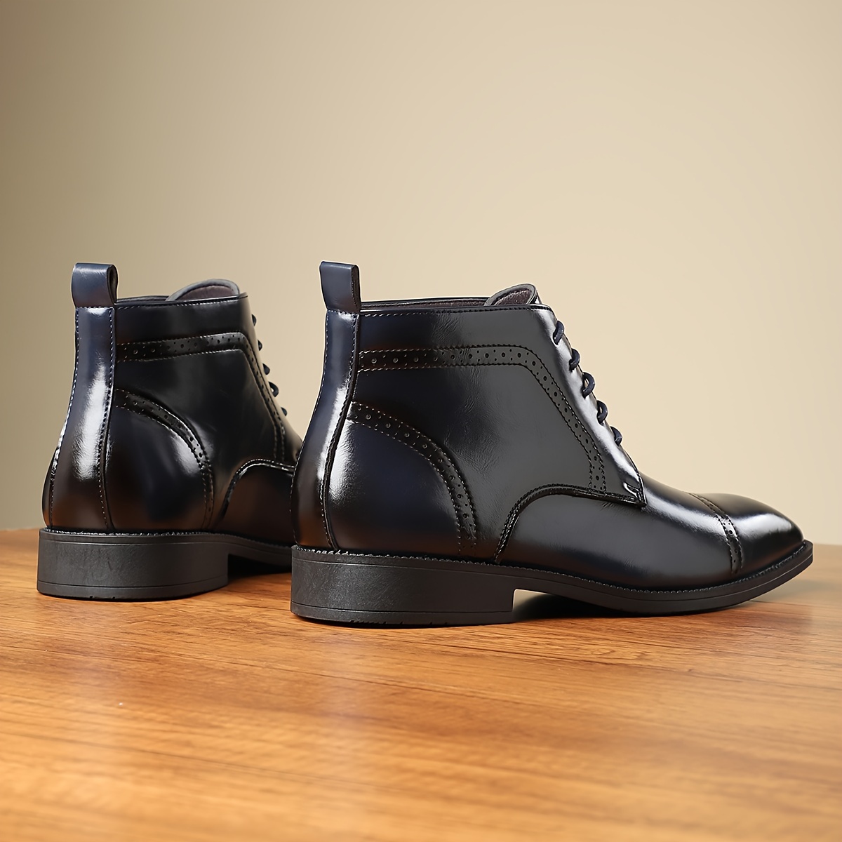 Men's Casual Fashion Ankle Boots - Slip-On, Durable Rubber Sole, Versatile for All Seasons, Leisure Style, Street Style, Fashion Style, Four Seasons