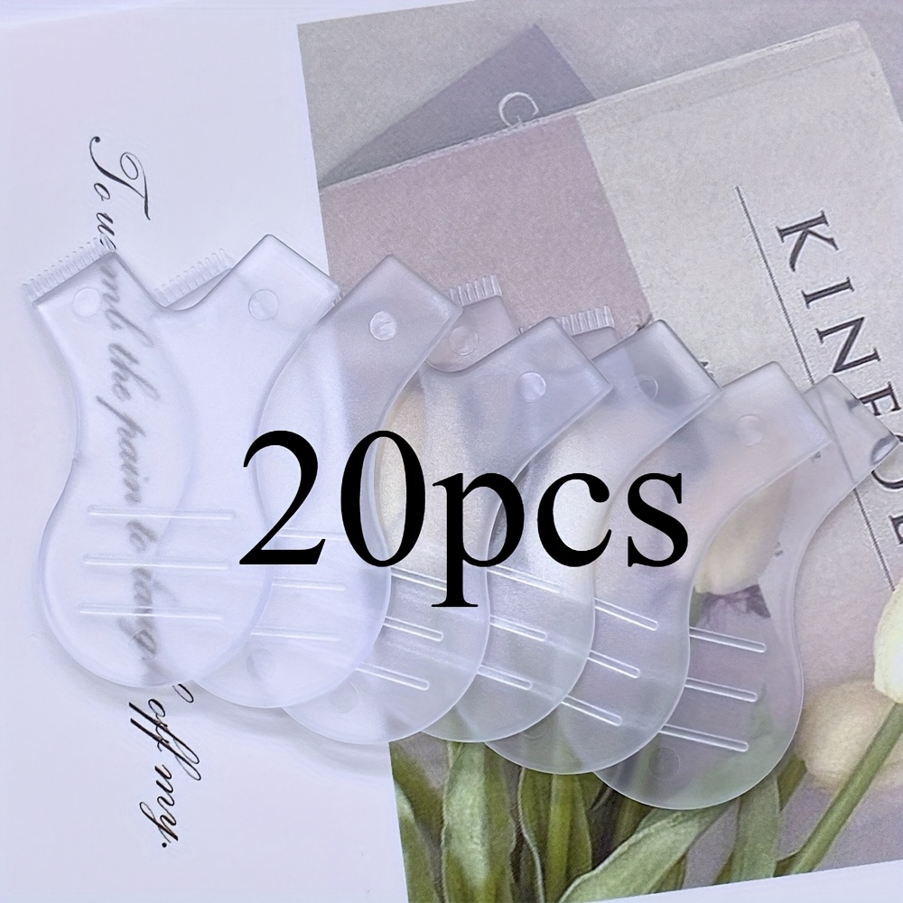 20pcs Reuseable Y Shape Eyelash Brush Graft Lashes Makeup Tool False Eyelash Extension Supplies Lifting Lash