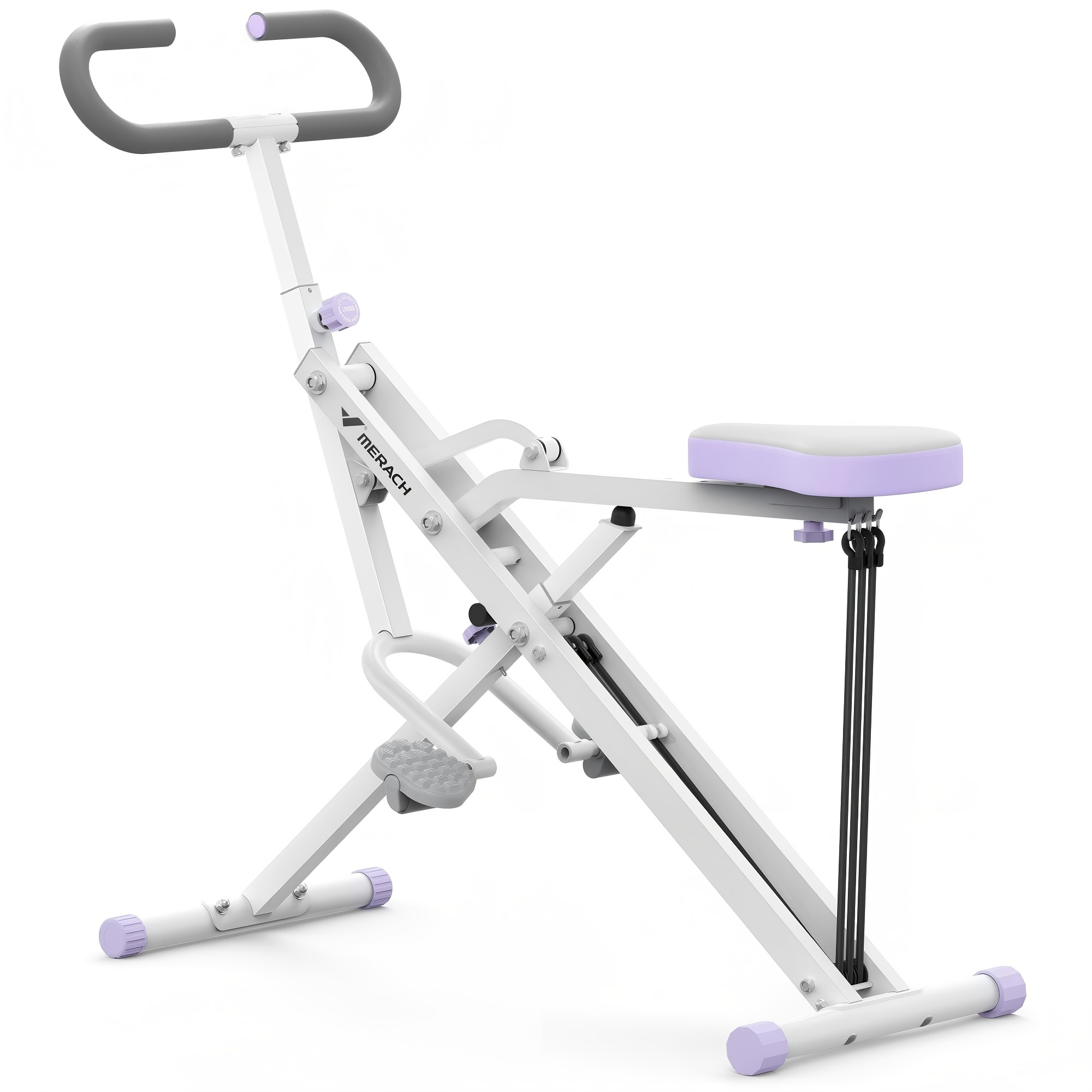 TEMU MERACH Macchina per Squat 2 in 1, Attrezzo Pieghevole per Glutei e Gambe, Facile da , Attrezzatura per Allenamento a Casa