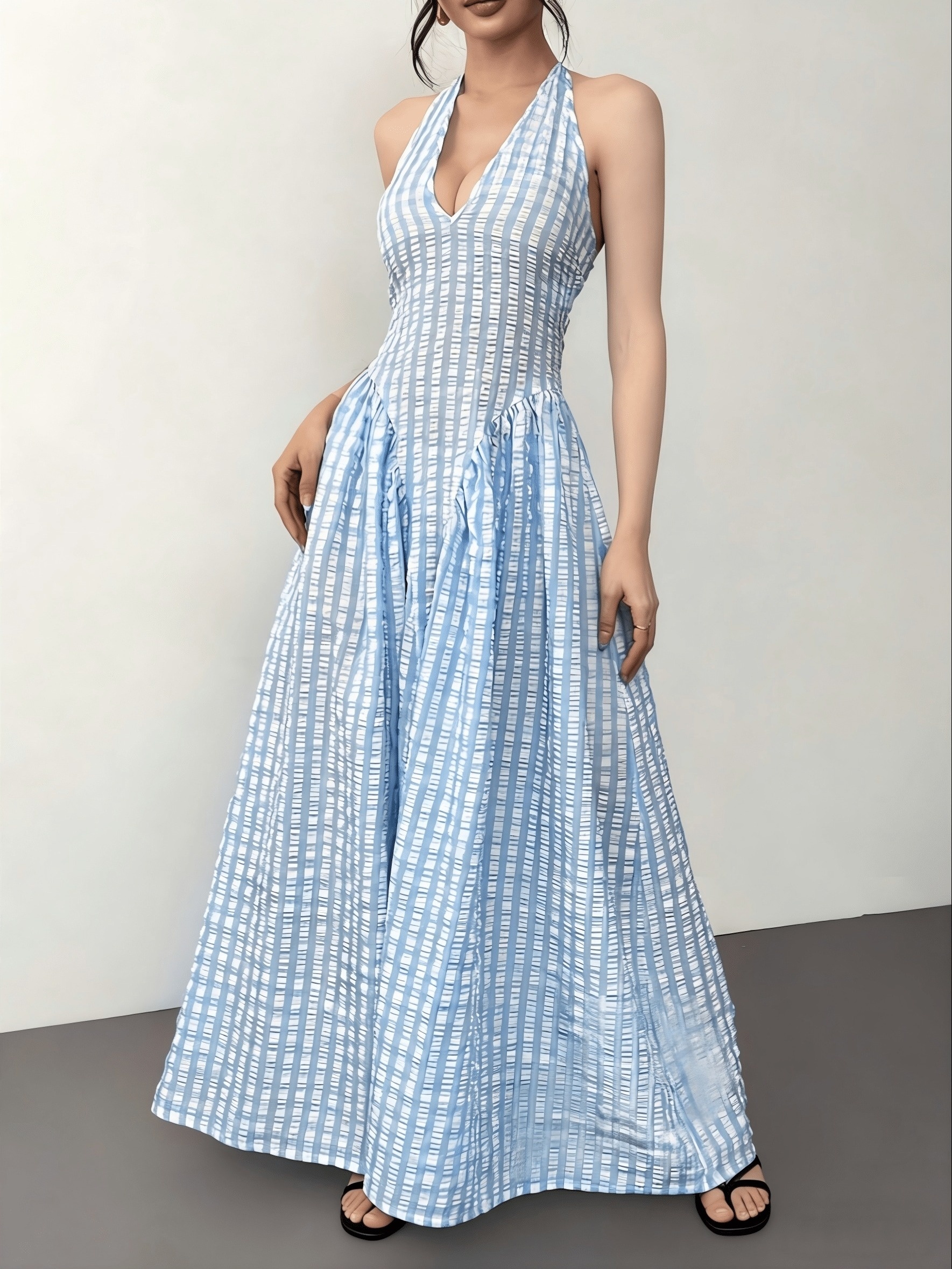 checkered dress for women sold on Temu United States