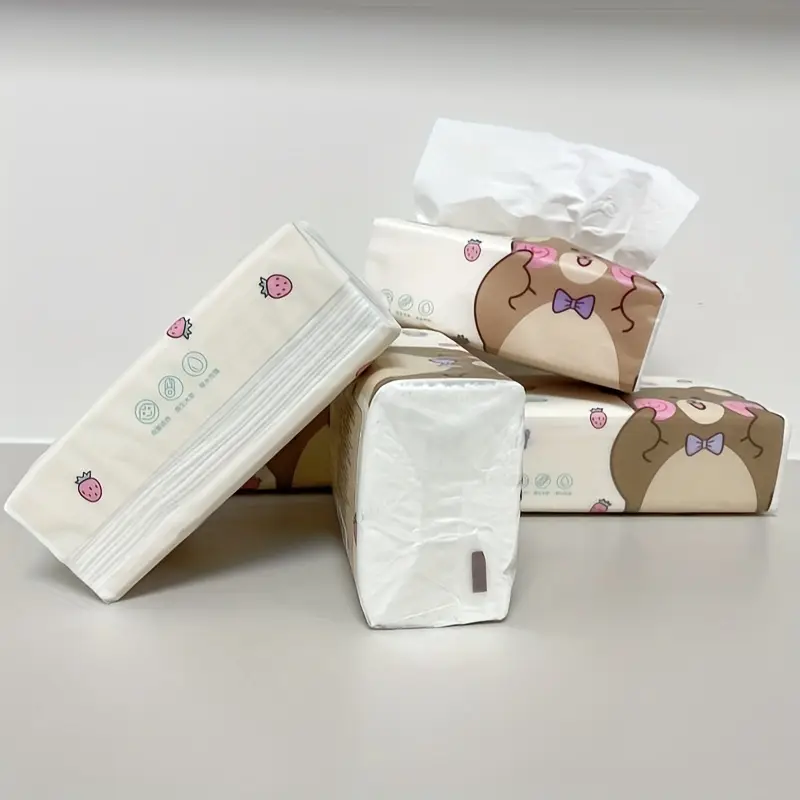 экстра толстая 5-слойная бумажная салфетка 280 листов с большой емкостью мягкая для и туалета использование домашний офис общежития и автомобили детали 4