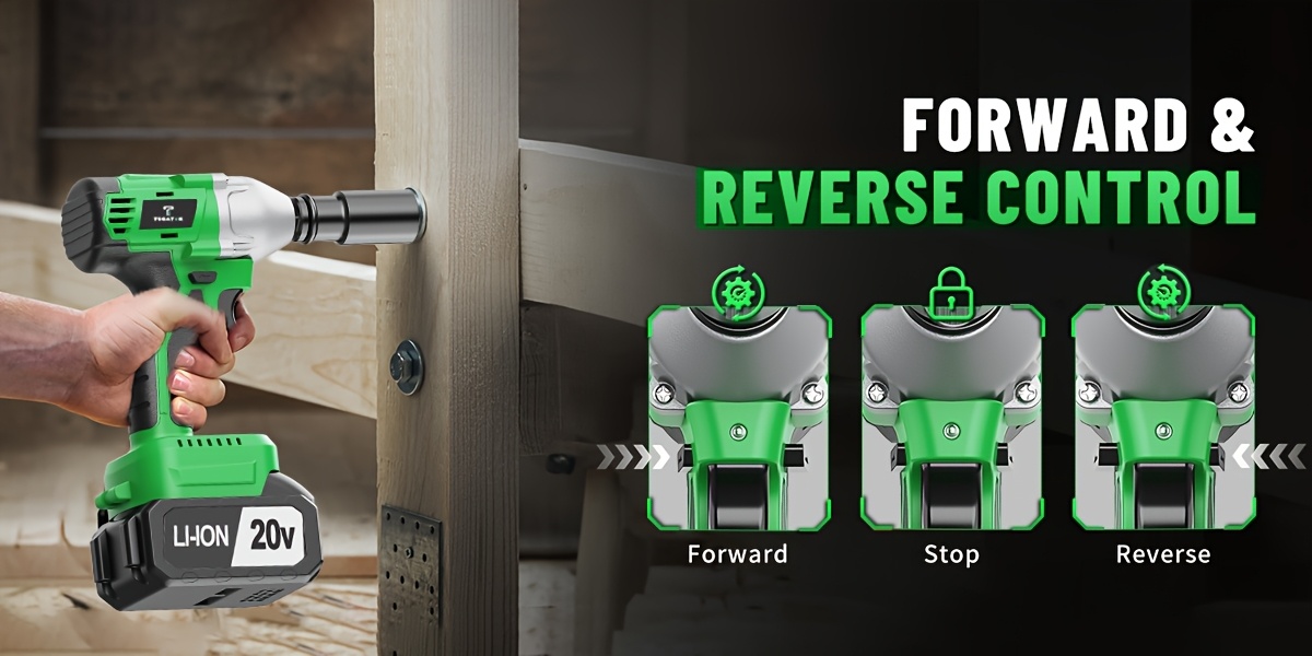 20v 4000mah cordless impact wrench drill set 3 in 1