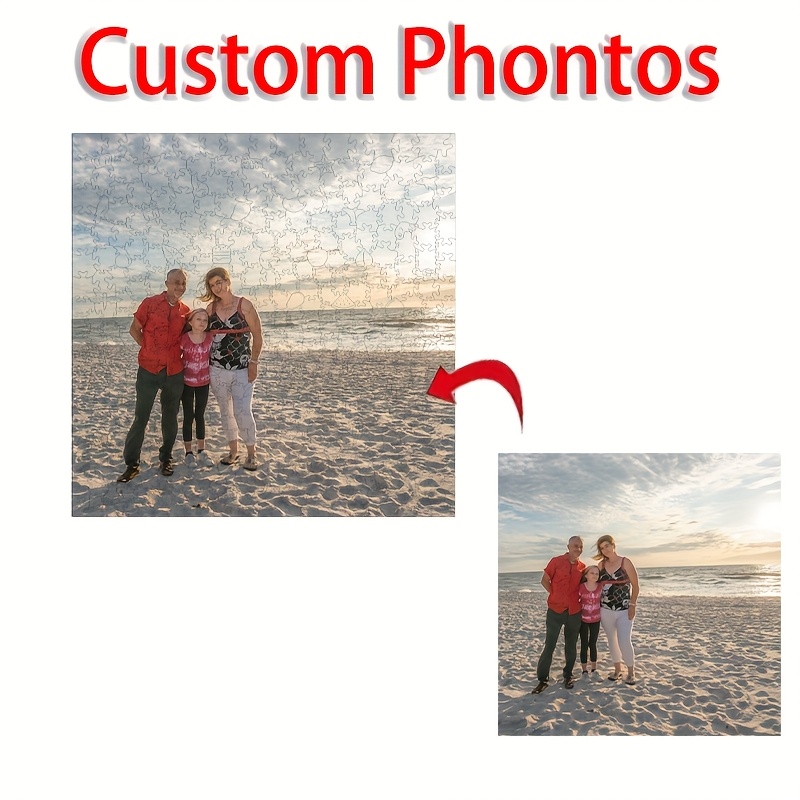 502pcs Customized Wooden Puzzle, Challenging Gift