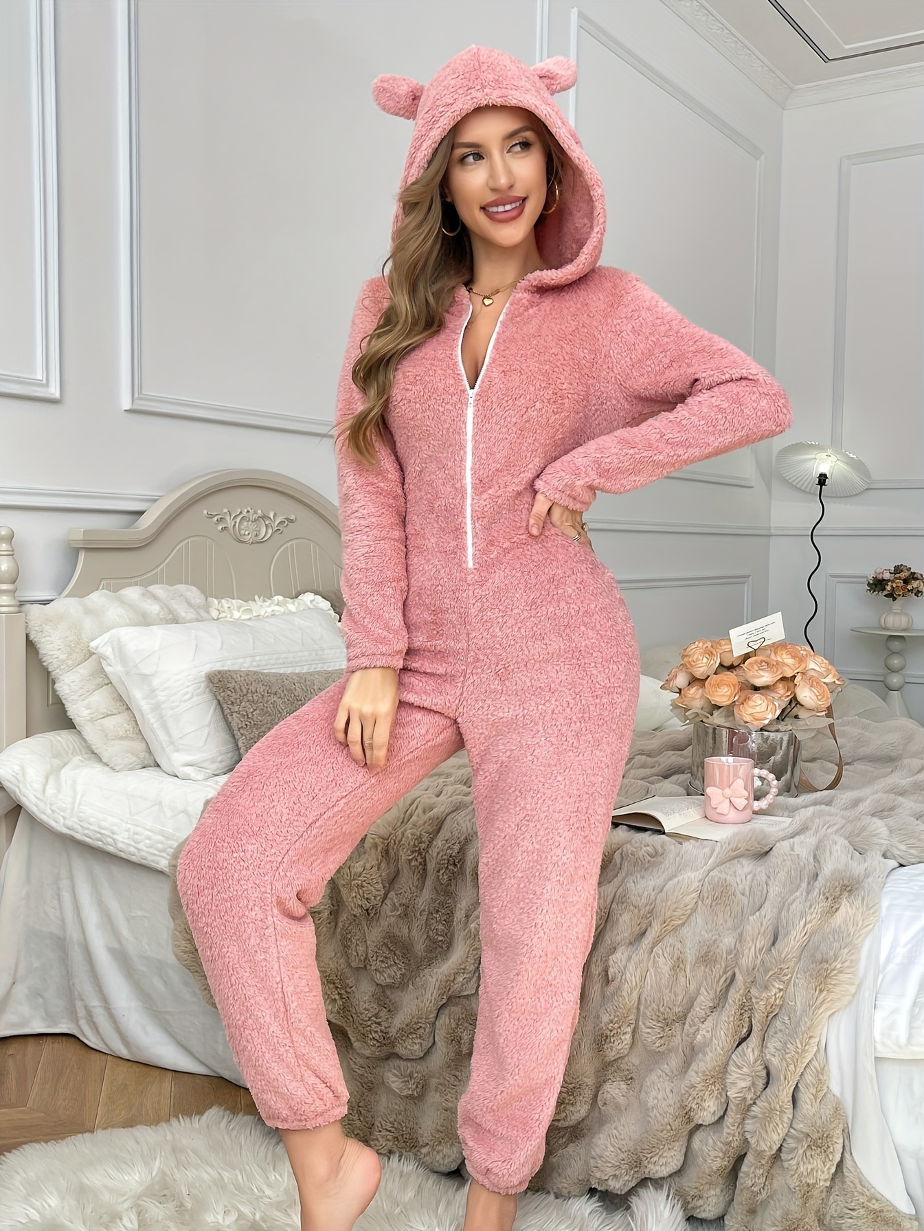 womens mature loungewear jumpsuit 21742 | Temu Portugal