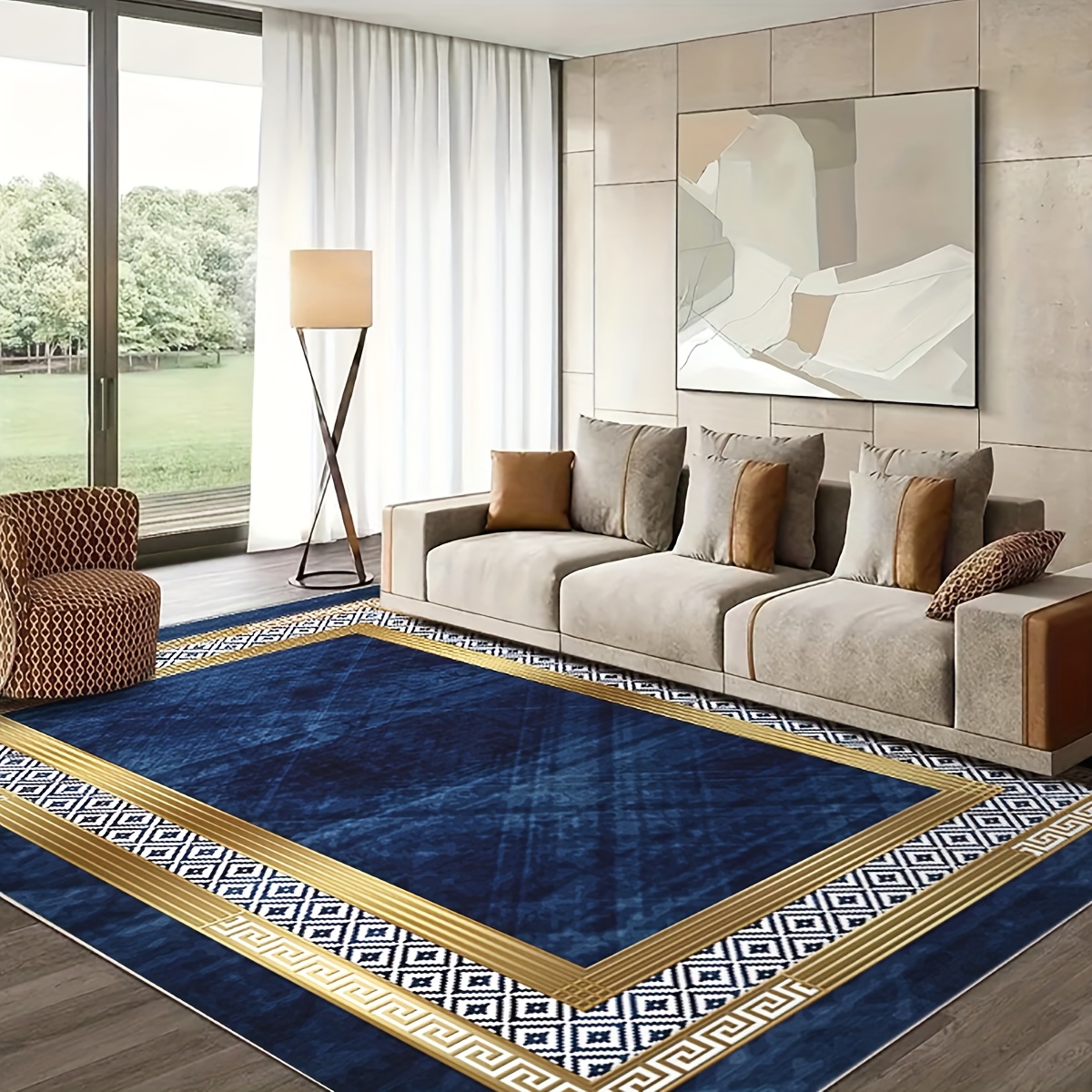 RILY Rag Mat ラグマット　青 RILY Rag Mat ラグマット 青