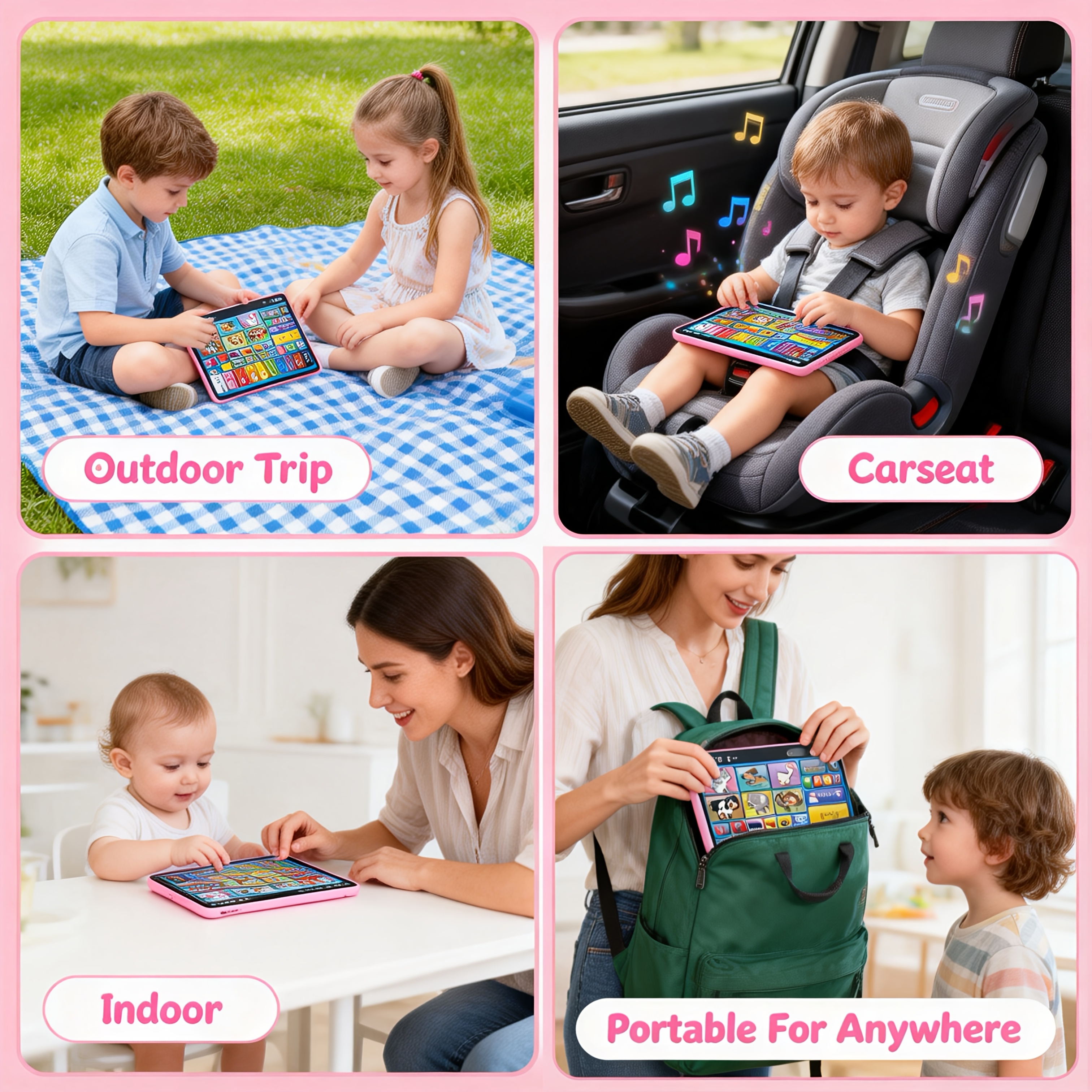 Children's Learning Machine, Learning Machine, Language Switchable - English, French, Spanish, Reading Pen, Kids Tablet, Toys, Gifts, Children's Gifts