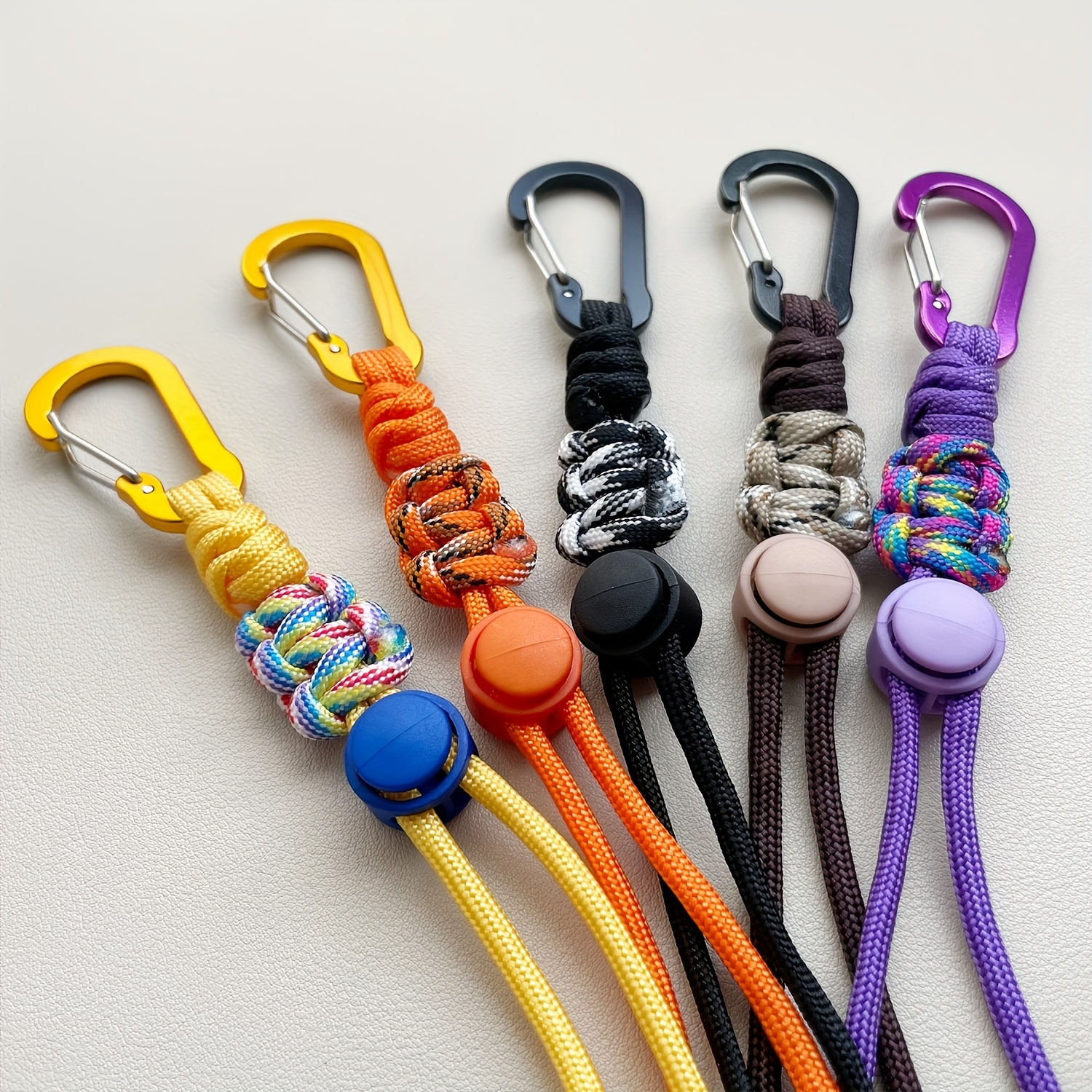 5pcs Portable Water Lanyard, Backpack Key Additions, Travel Hiking Essentials, Kettle Clip, Keychain, Hook, Lanyard