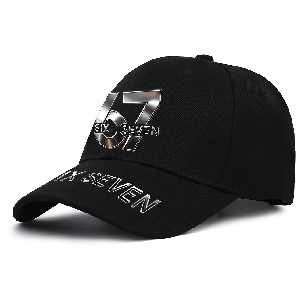 1pc/2pcs, Boné de Baseball com 67 Letras Impressas e Mala de Ombro 5
