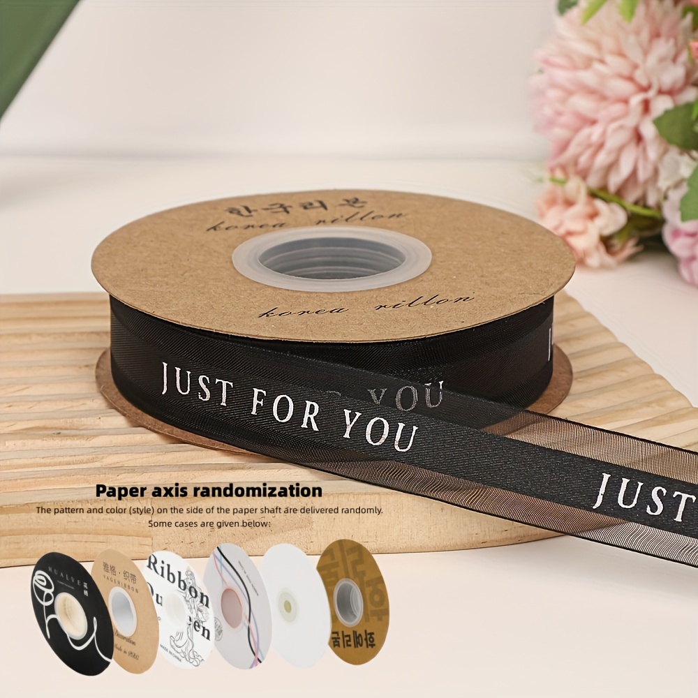 Image of "" English Tulle Ribbon Gift Tulle Ribbon Baking Cake Packaging Ribbon Florist Materials 40 Yards/roll