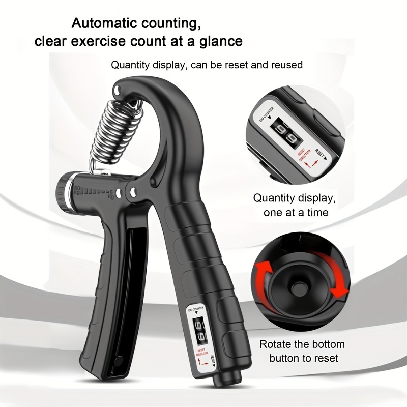 Adjustable Hand Gripper and Resistance Band Set for Strength Training