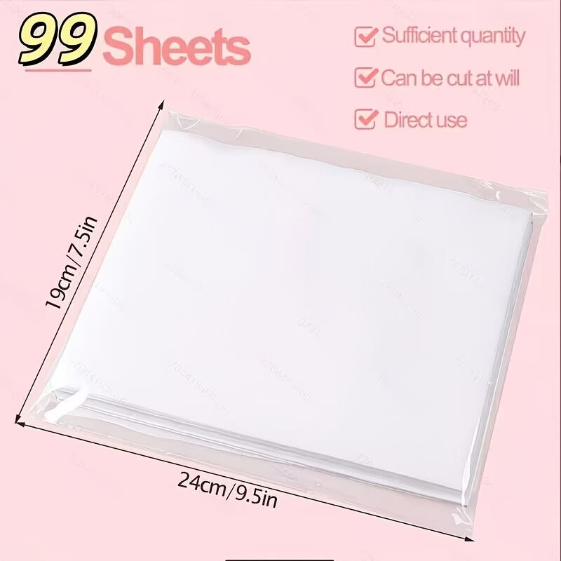 TEMU 99-pack Heavy-duty Disposable Filters, Suitable For Nail Art Vacuums, Ultra-thin Replacement Mesh Compatible With Nail Salons And Home Use,