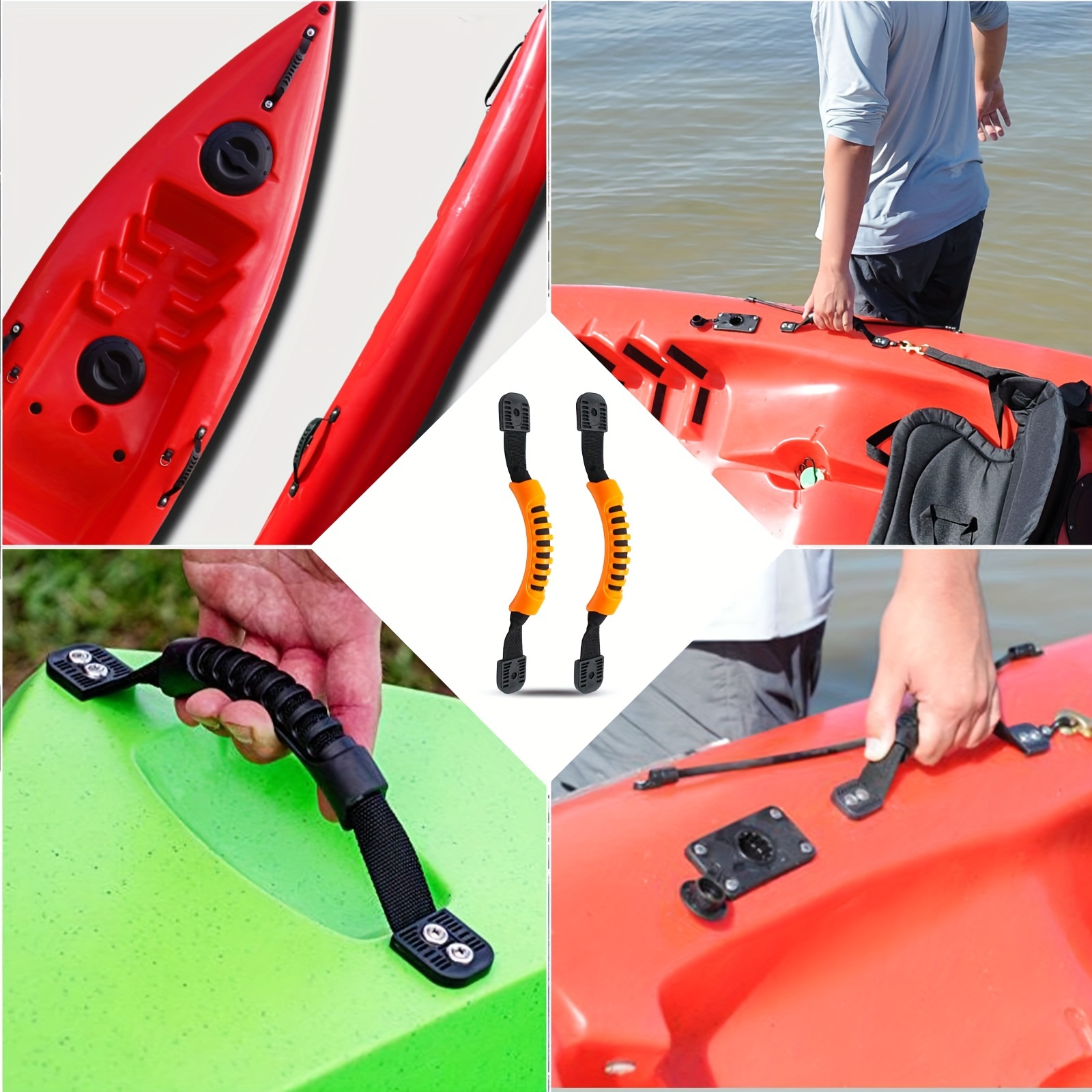 Poignées De Transport Pour Kayak - Lot De 2 En Nylon Et PVC