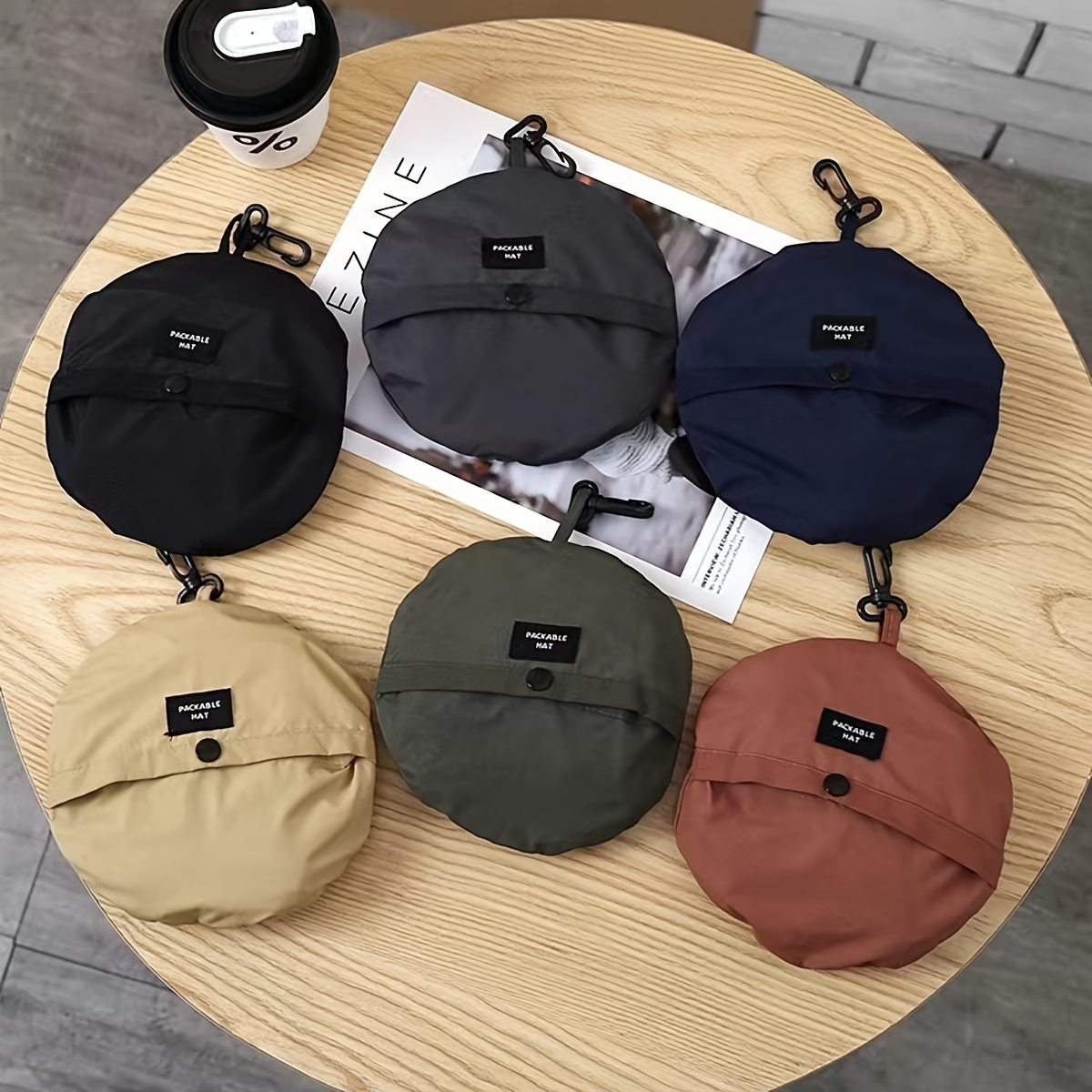 

2024 Polyester Bucket Hat - 100% Polyester, Quick-drying, Windproof, Waterproof, Breathable Visor, Multi-functional Cap For Summer