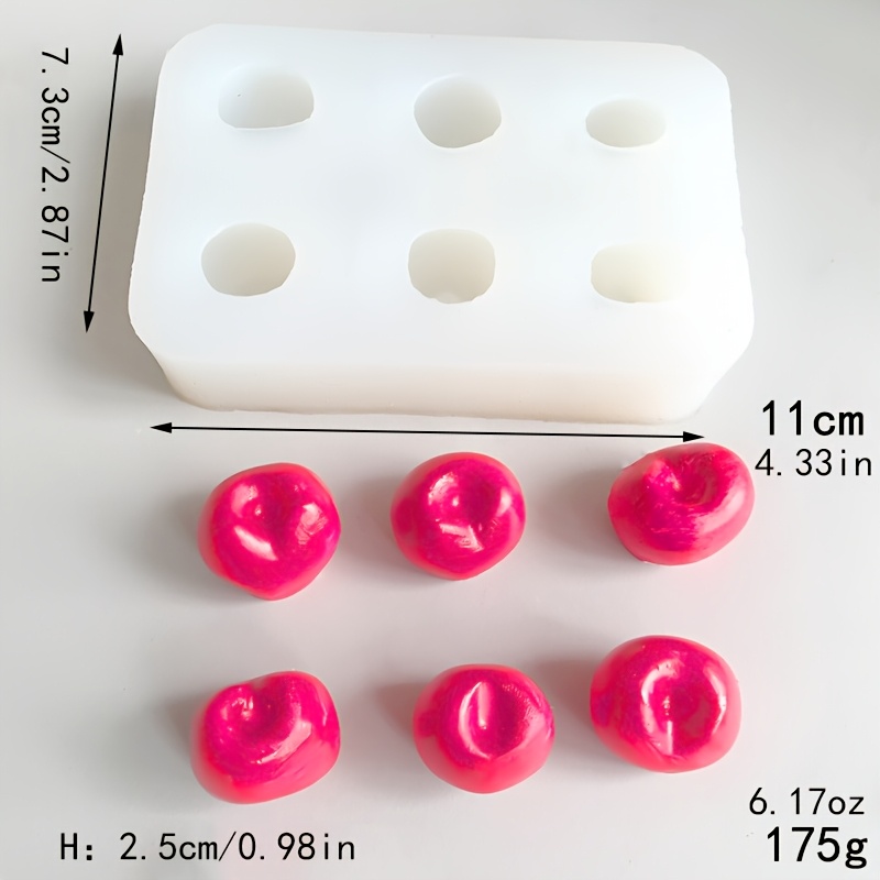 E-shop Simulation Kirsche Frucht Kirschenkerze Gips Diffuser Epoxid Silikonform Handgefertigt