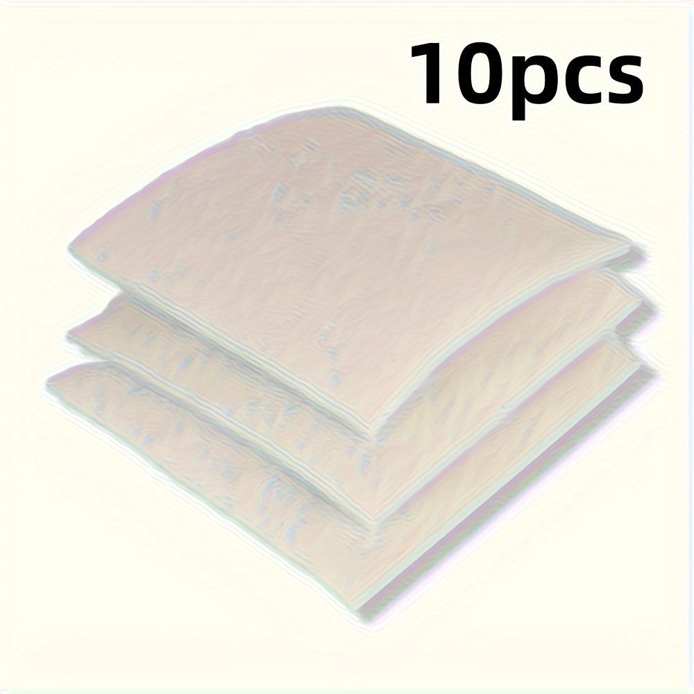 TEMU Set Of 10 Air Purification Filters Designed For Wall-mounted Air Conditioners - Features N95 Electrostatic Technology, Low Resistance, And