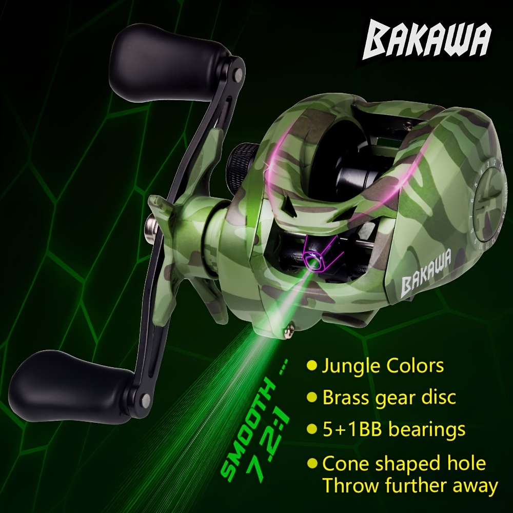 baitcasting reel throwing casting lure fishing wheel 5 1 - Temu Mauritius