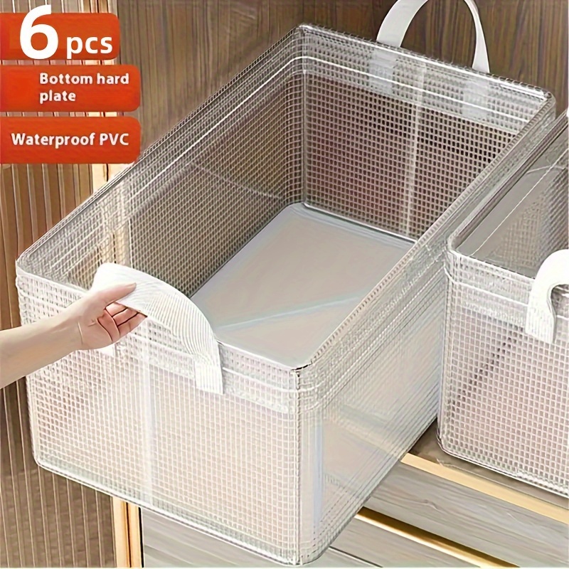 

6- Organizer Set, Pvc Bottom And , Closet Storage For Clothes & - Organization