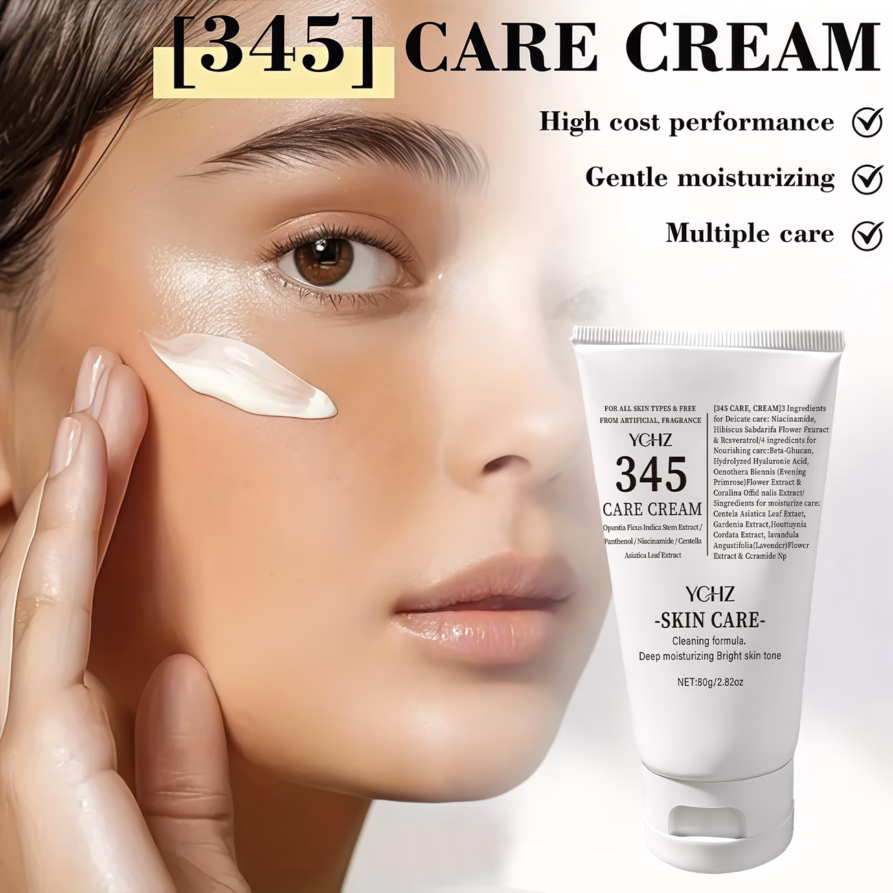 345 cream night cream that and dark spots alcohol free and non greasy formula contains hyaluronic acid and collagen suitable for sensitive and large pore skin 80g 2 82oz part of skincare routine Product details 3