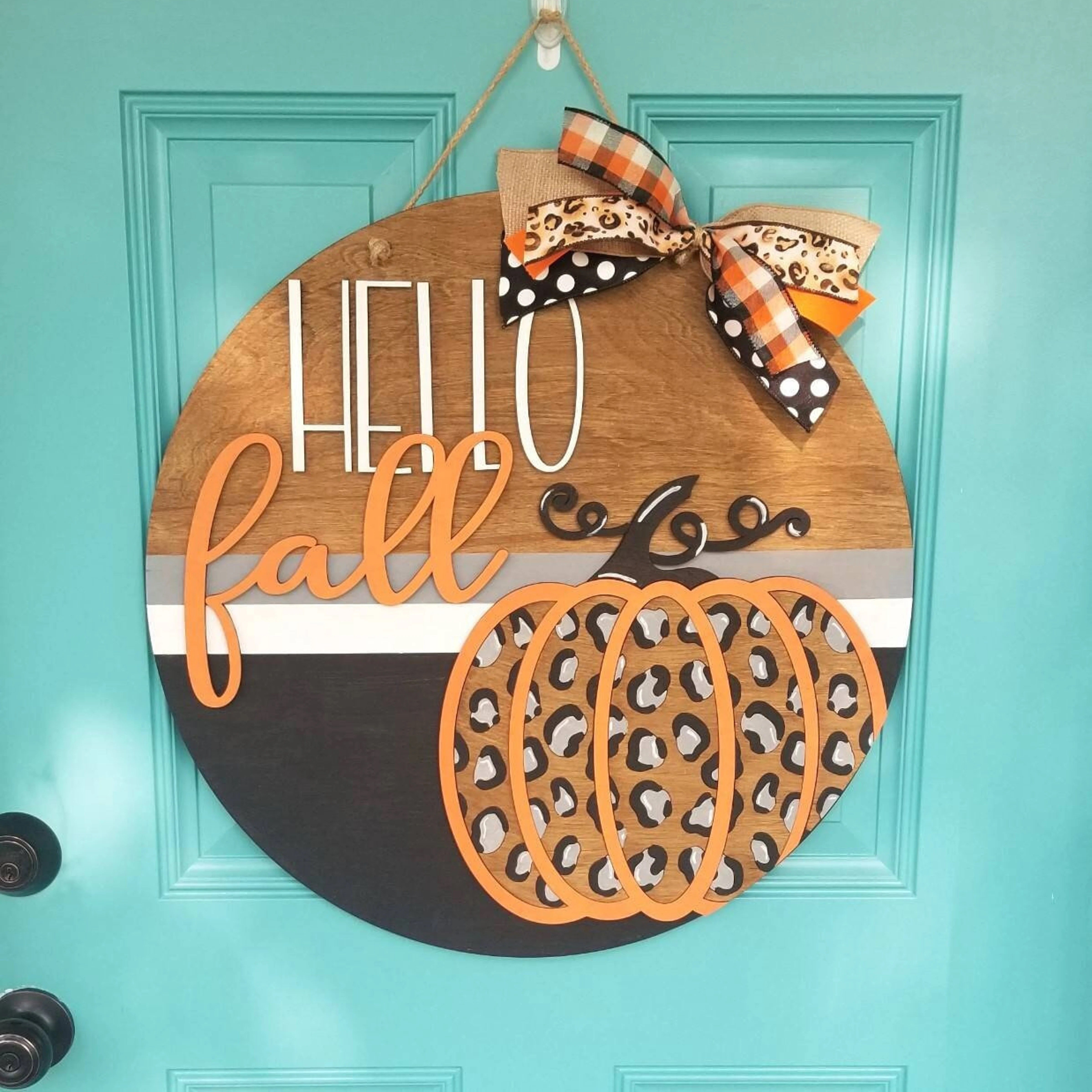 

3d Autumn Door Sign Pendant Home Decoration, Fall Wreath, Fall Front Door Decor, Fall Decor Supplies, Home Decor, Holiday Decor, Room Decor