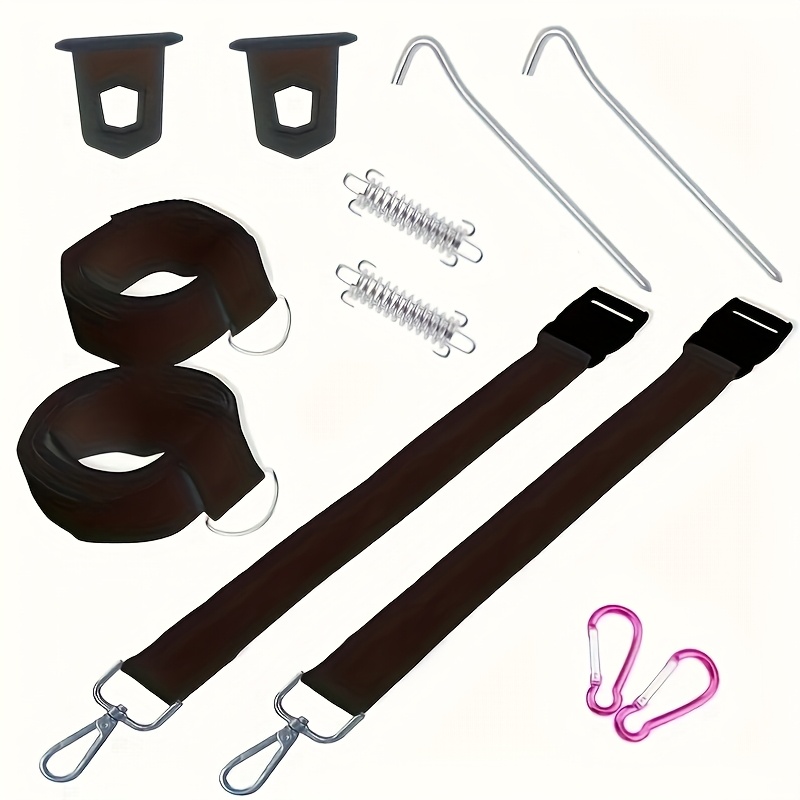 Fiamma Compatible Rv Awning Kit | Durable Outdoor Camping Accessory Set With Straps, Springs, Hooks & Installation Parts For Secure External Expansion