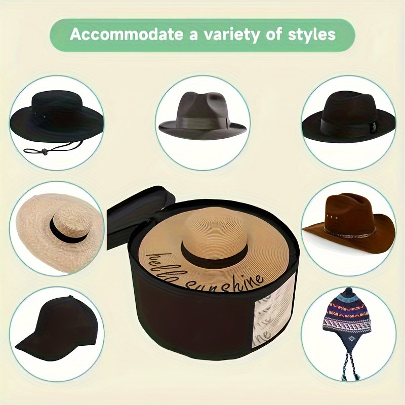 

Hat Organizer - , Includes , Sun, & - Nonwoven Unique - For