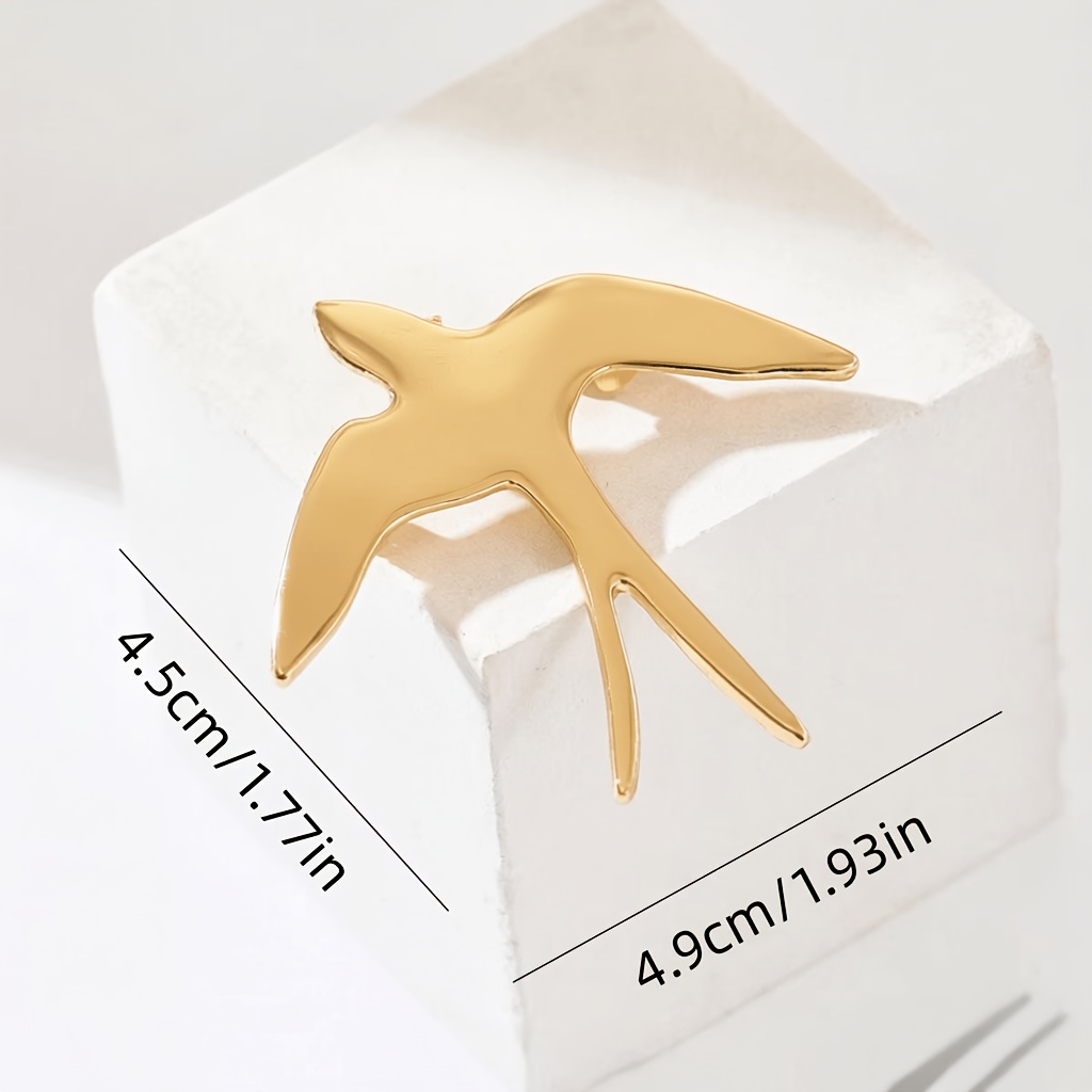 Artistic Sun & Bird Brooch Set, Perfect for Daily Wear