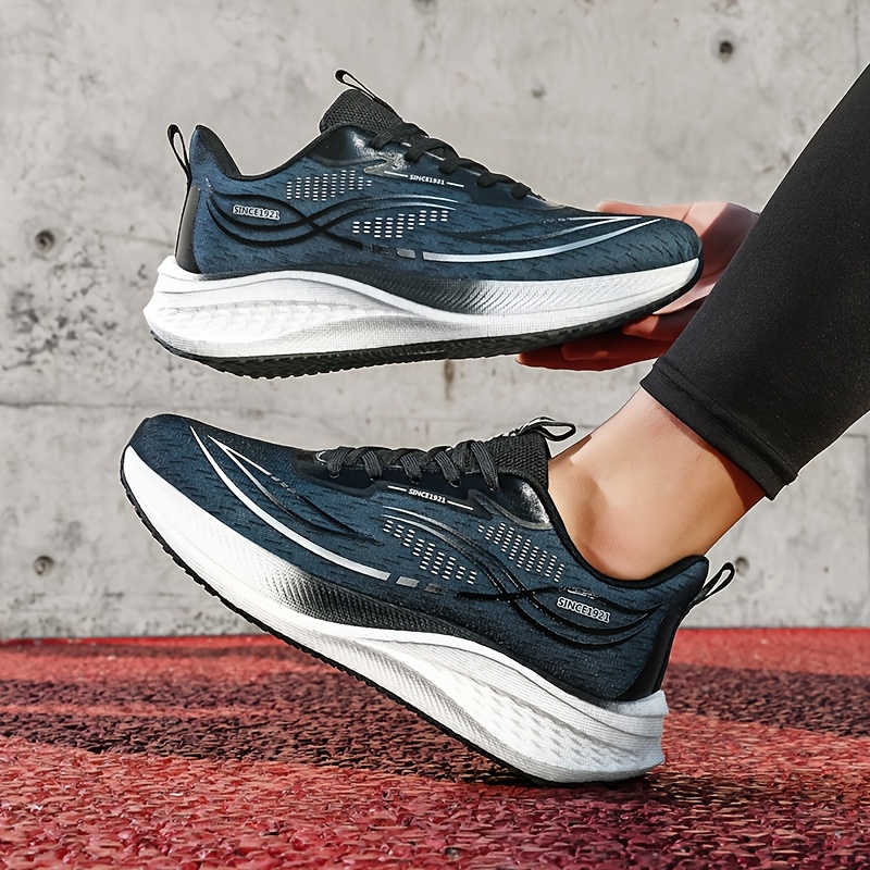 Men's Solid Color Wide Toe Road Running Shoes