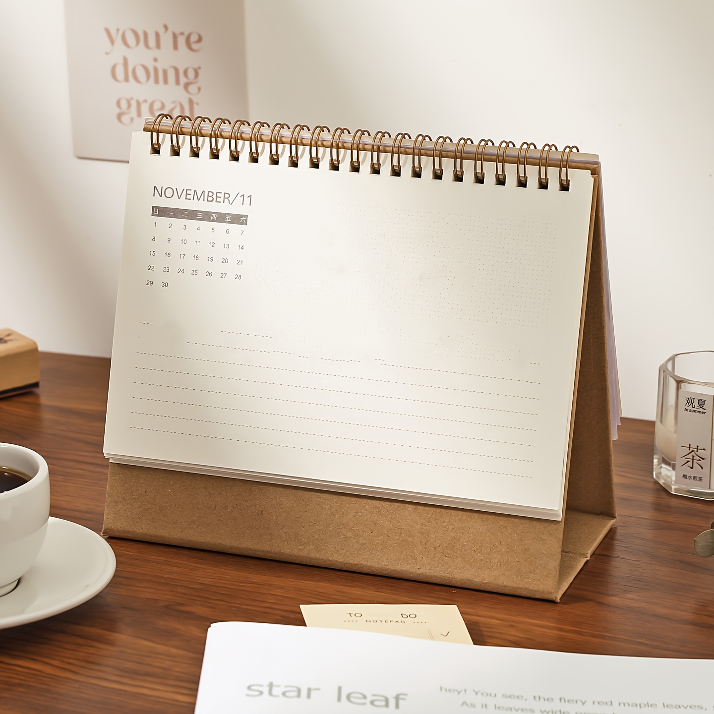 minimalist 2026 basic desk calendar high aesthetic