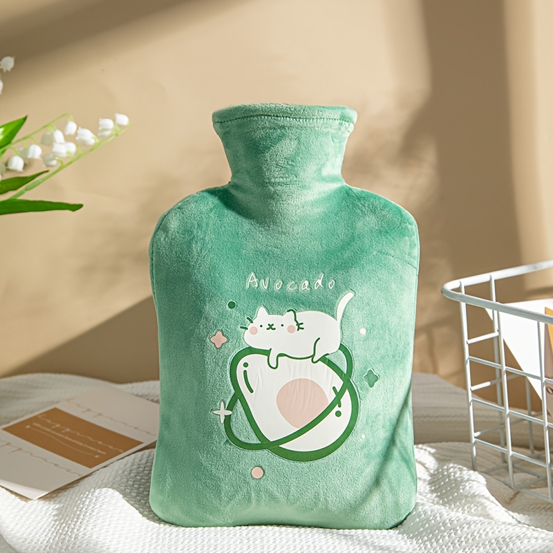 Image of Random Inner Color Water-filled Hot Water Bottle Pvc Material Protective Anti-scald