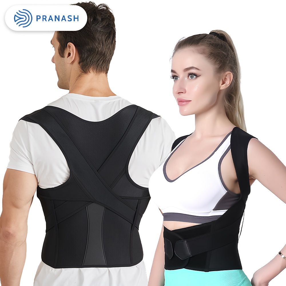 Posture Corrector For Women And Men Adjustable Upper Back Brace With Clavicle  Support For Neck Shoulder And Upper Back, Today's Best Daily Deals