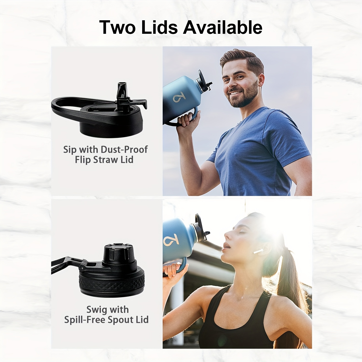 101210053 hydro flask Hydro Flask 24 oz. Fog Standard Mouth with Flex Cap – Simple Tidings &  Kitchen