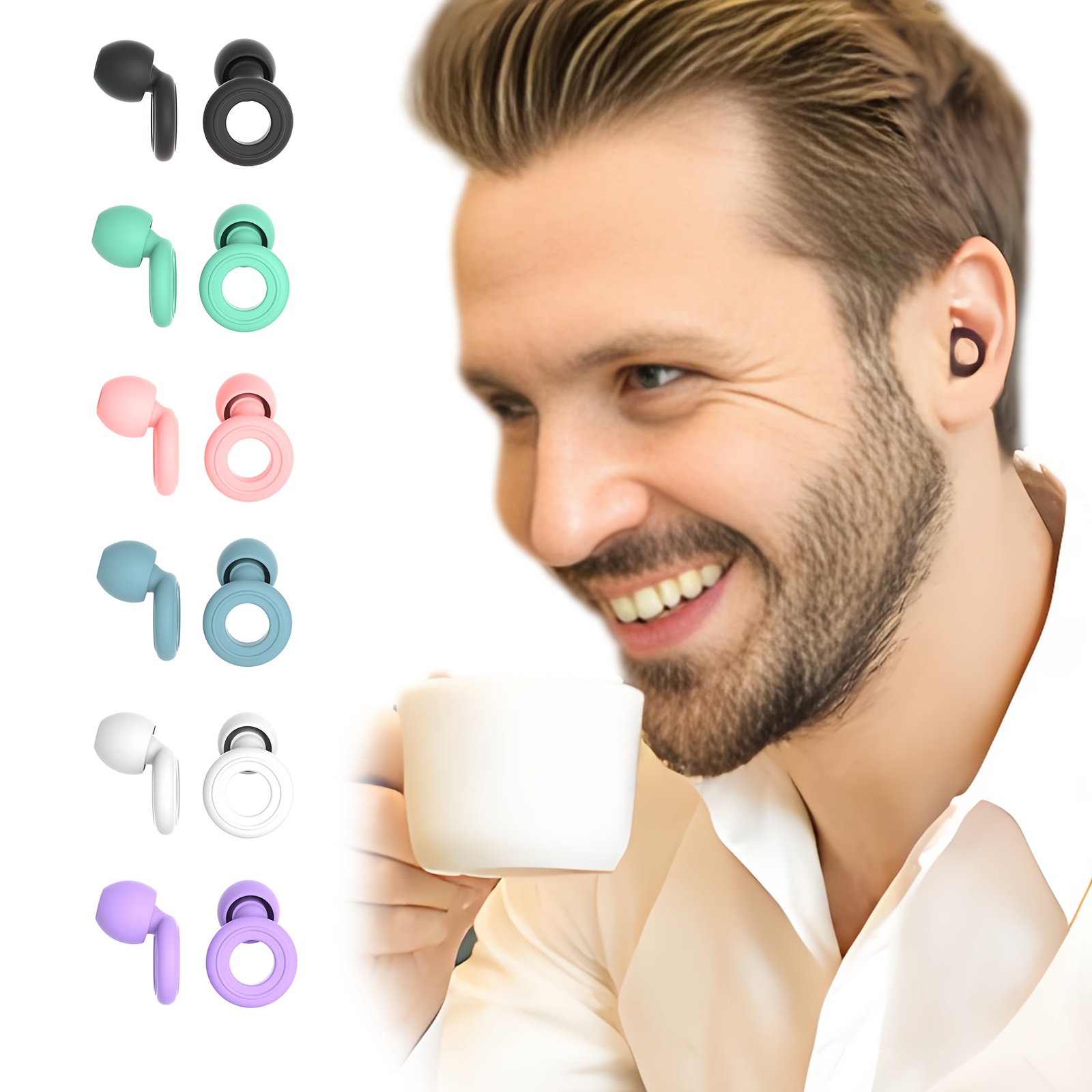 

Reusable Silicone Earplugs - Comfortable & /m/l Sizes