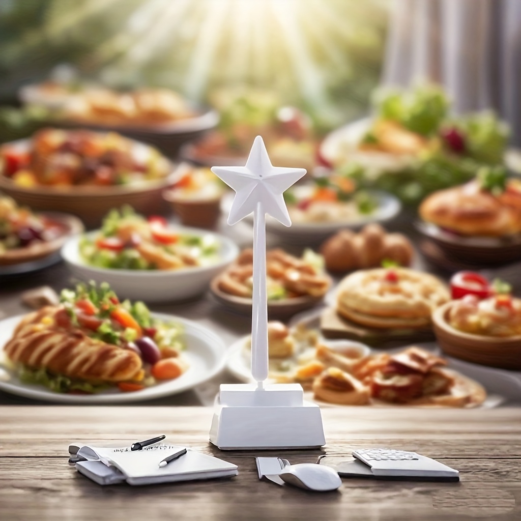 Image of Cute Star Shape Spice Dispenser, Magic Wand Salt & Pepper Shaker With Funnel, Accessory