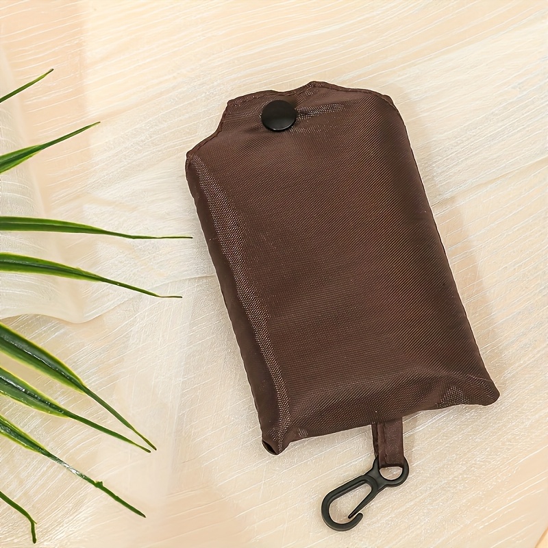 Foldable Black/brown Washable Durable Shopping Bag, Large Capacity Grocery Shopping Bag, Suitable For Shopping, Grocery Shopping, And Outdoor Picnics