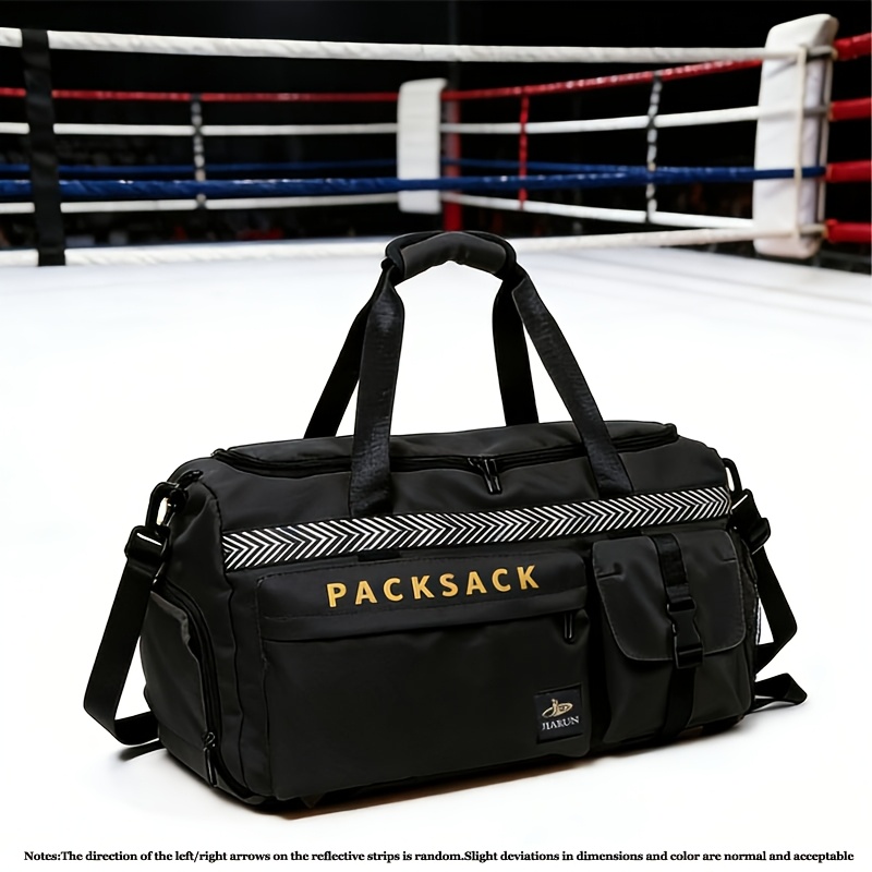 TEMU A Multifunctional Large-capacity Travel Bag For Sports And Outdoor Activities, Featuring A Separate Compartment For Shoes, Suitable For Various