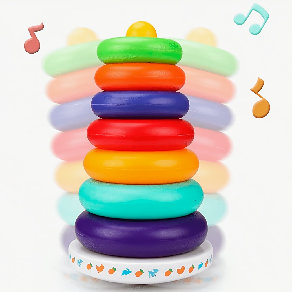 Rainbow Tower Stacking Toy, Learning & Sensory Play