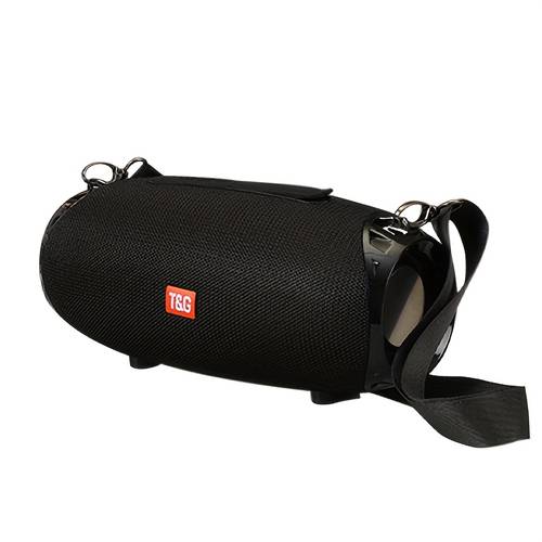 tg534 portable wireless speaker with dual speakers tws stereo audio hands fm tf card u disk connect to mobile phone tablet tv support plug in card u disk compatible with tf card usb drive fm built in microphone loud speaker