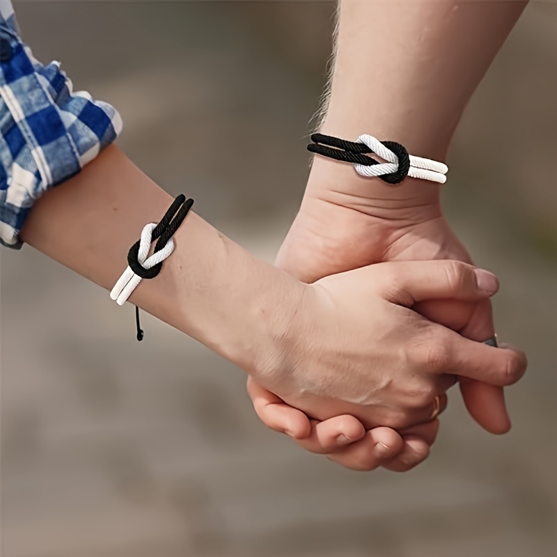 Leather Bracelet Matching Boyfriend Girlfriend Bracelets Couples
