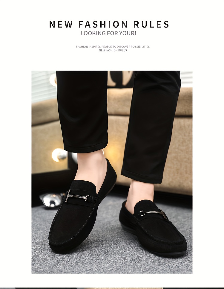 A Stylish And Upscale Pair of Men'S Casual Footwear, Designed with a Flat Round Toe And Perfect for Different Events, Offered in Several Color Options