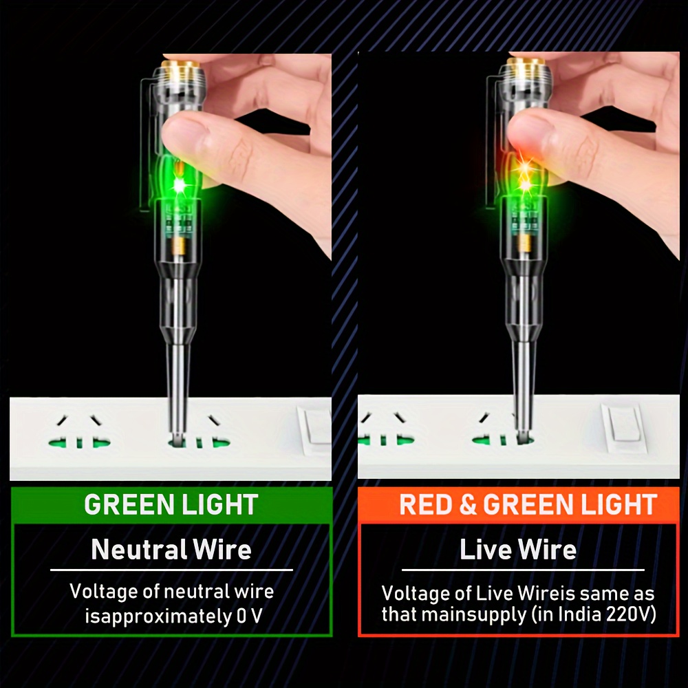 

2pcs Smart High Brightness Electric Test Pen