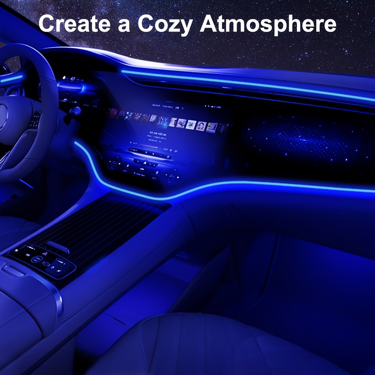 Flexible Car Interior Led Strip Lights 5M 196 85Inch Usb