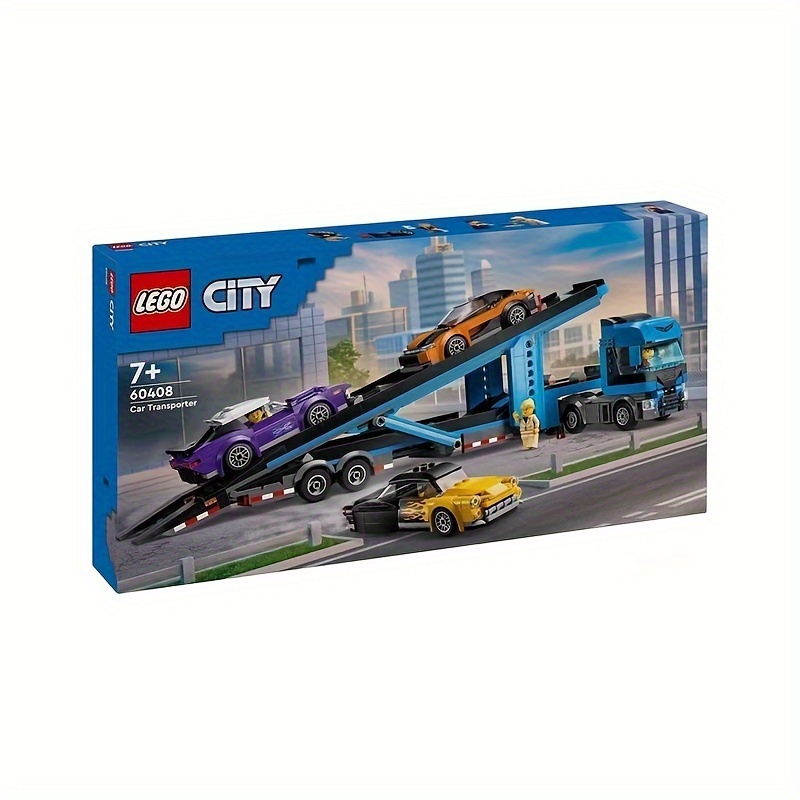 

City 60408 Car Truck With Sports Cars, , Holiday Gift