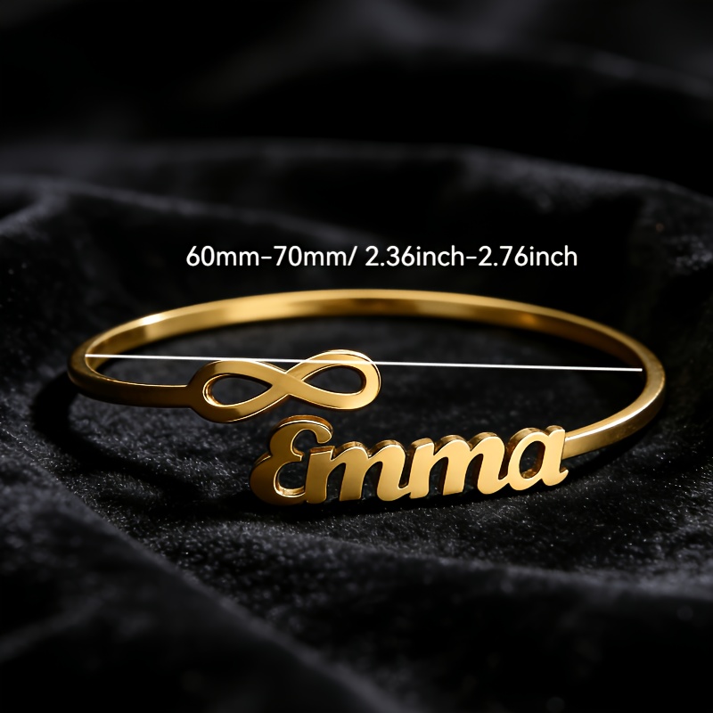 Custom New Personalized Fashionable Minimalist Infinity Loop DIY Bracelet