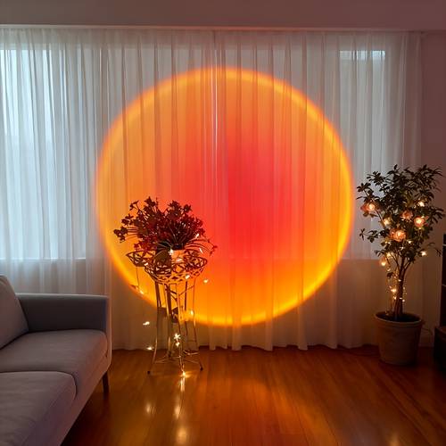 sunset projection led lights night lights floor lamps solar lights and sunrise lamps suitable for photography selfie parties room and bedroom decoration outdoor camping wedding decoration valentines day halloween
