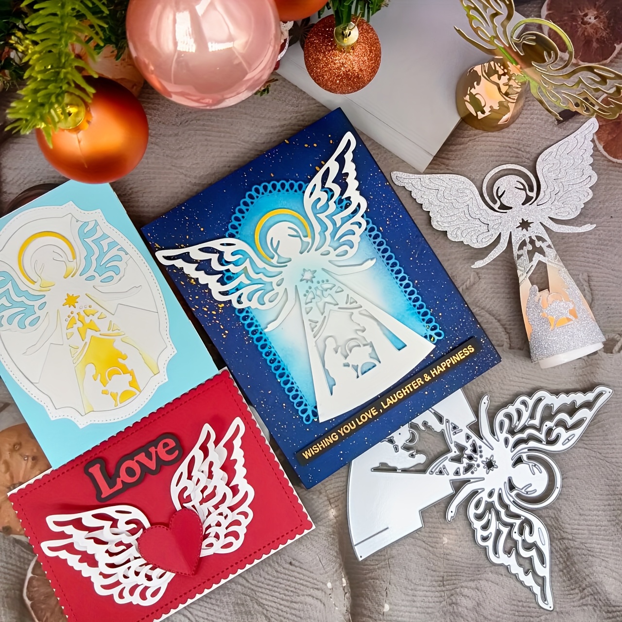 

Alinacraft 1pc Fairy Christmas Holder Metal Cutting Die Cut For Paper Craft Handmade Card Making Greeting Cards Festival Decorations Scrapbooking & Album Arts-alinacutle