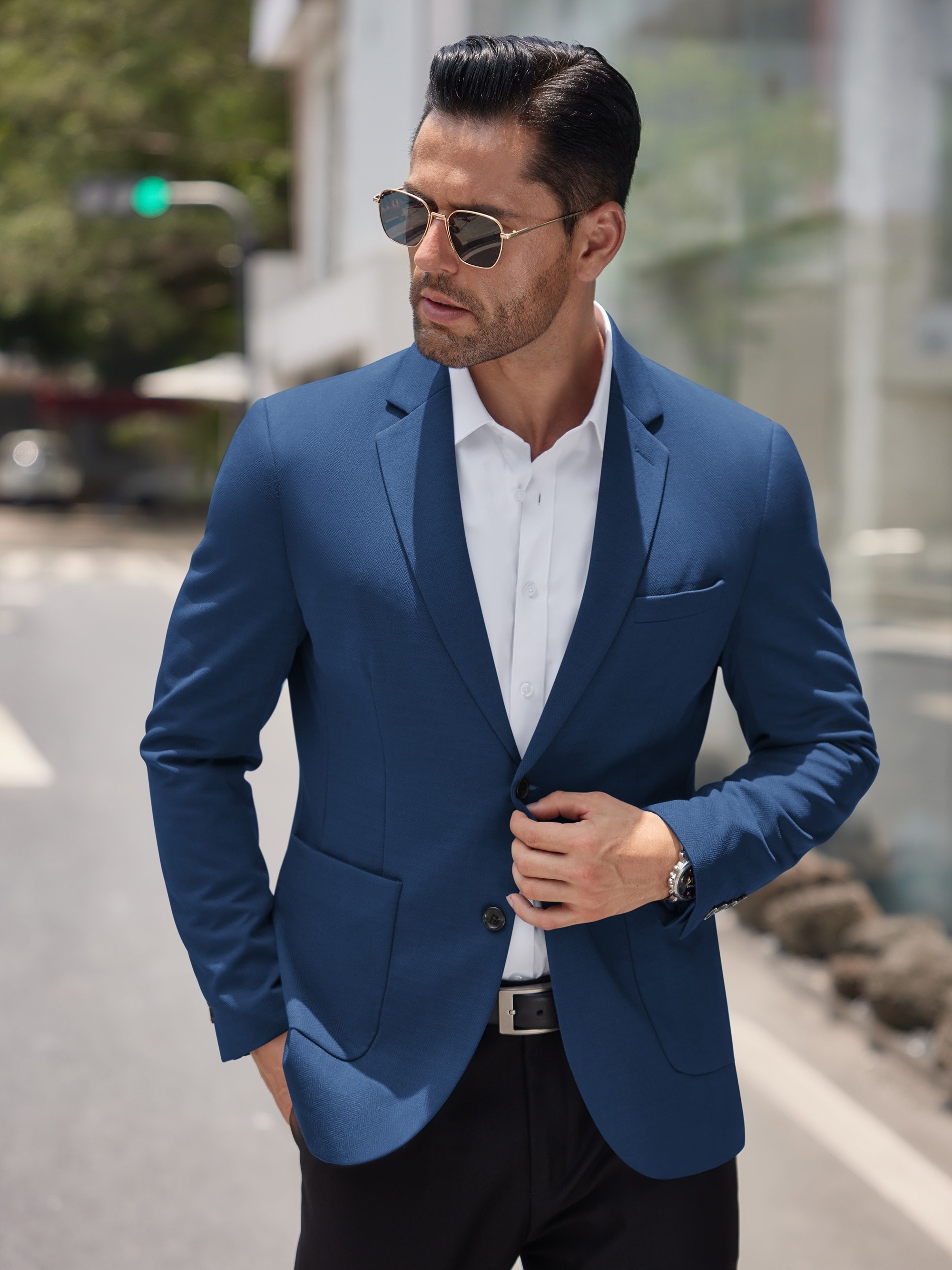 sachin and babi light blue dress Men's Jackets Smart Casual Coatsandjackets