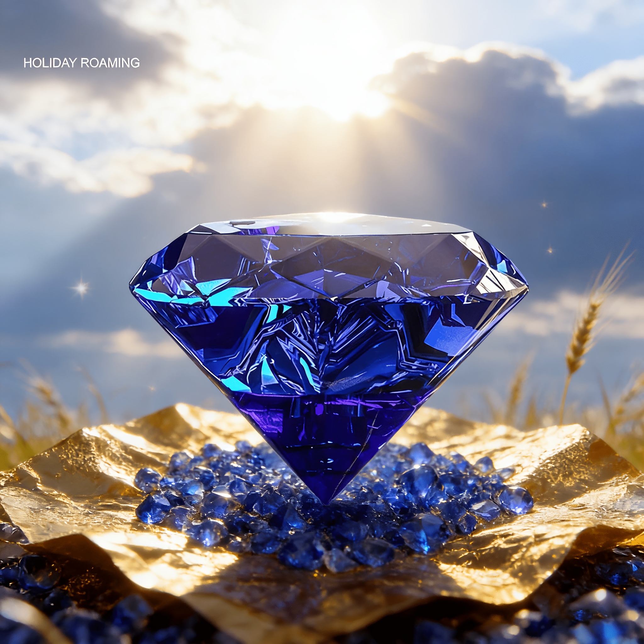 Image of [ -sapphire Perfume] Rhinestone Citrus Floral Fragrance 50ml | Women's Eau De Toilette Long Lasting Fragrance (romantic Gift For Girlfriend | Dating/daily/ Gift)