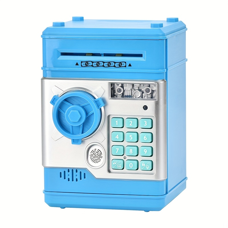 childrens   atm electronic pin cash change   box with fingerprint unlock function abs material childrens   birthday gift for boys and girls easter gifts