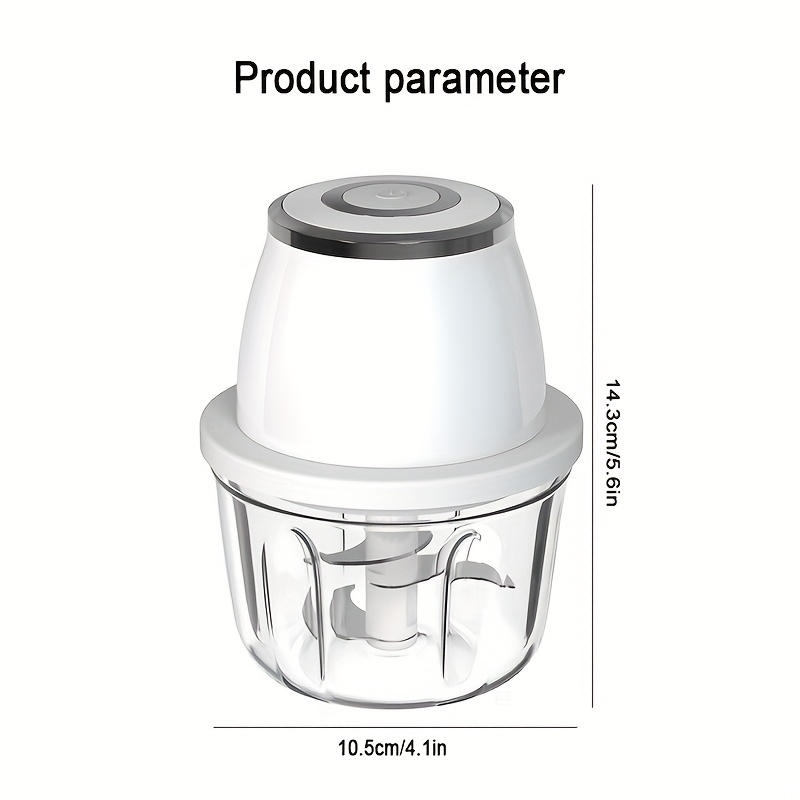 1pc electric garlic beater multifunctional mincer healthy material three layer knife post usb charging multi purpose machine detachable cleaning suitable for making seasoning dip     etc Product details 3